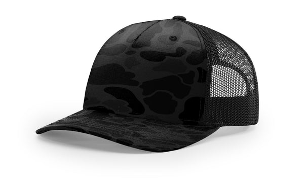Richardson 112PFP Camo Custom Leather Patch Hat