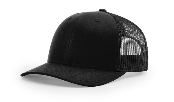 Richardson 112 Flexfit Snapback Custom Leather Patch Hat - C. Richard's Leather
