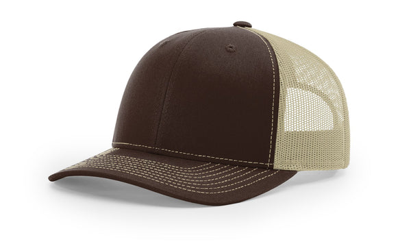 Richardson 112 Flexfit Snapback Custom Leather Patch Hat - C. Richard's Leather