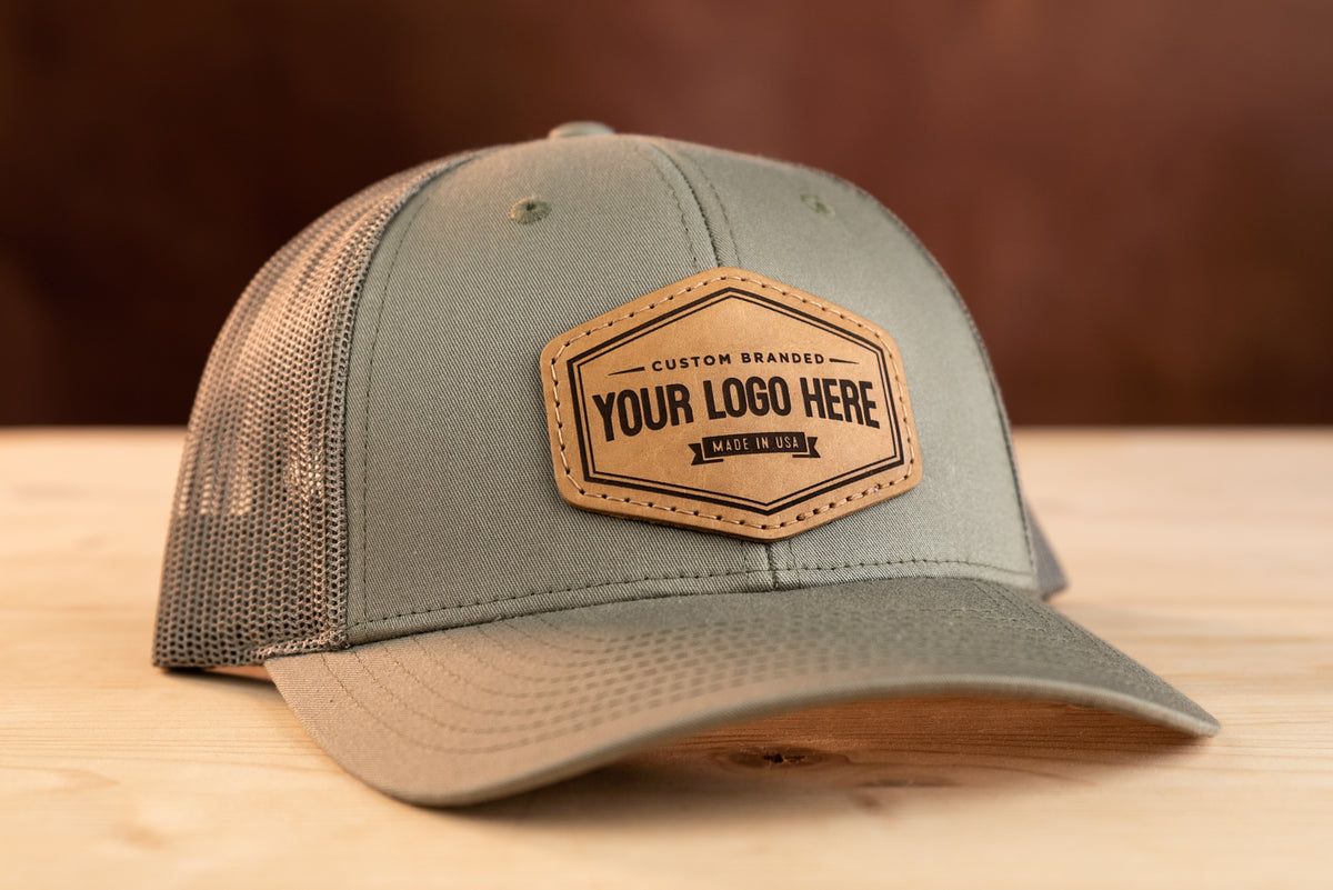 Richardson 115 Custom Trucker Hats With Patch C. Richard s Leather