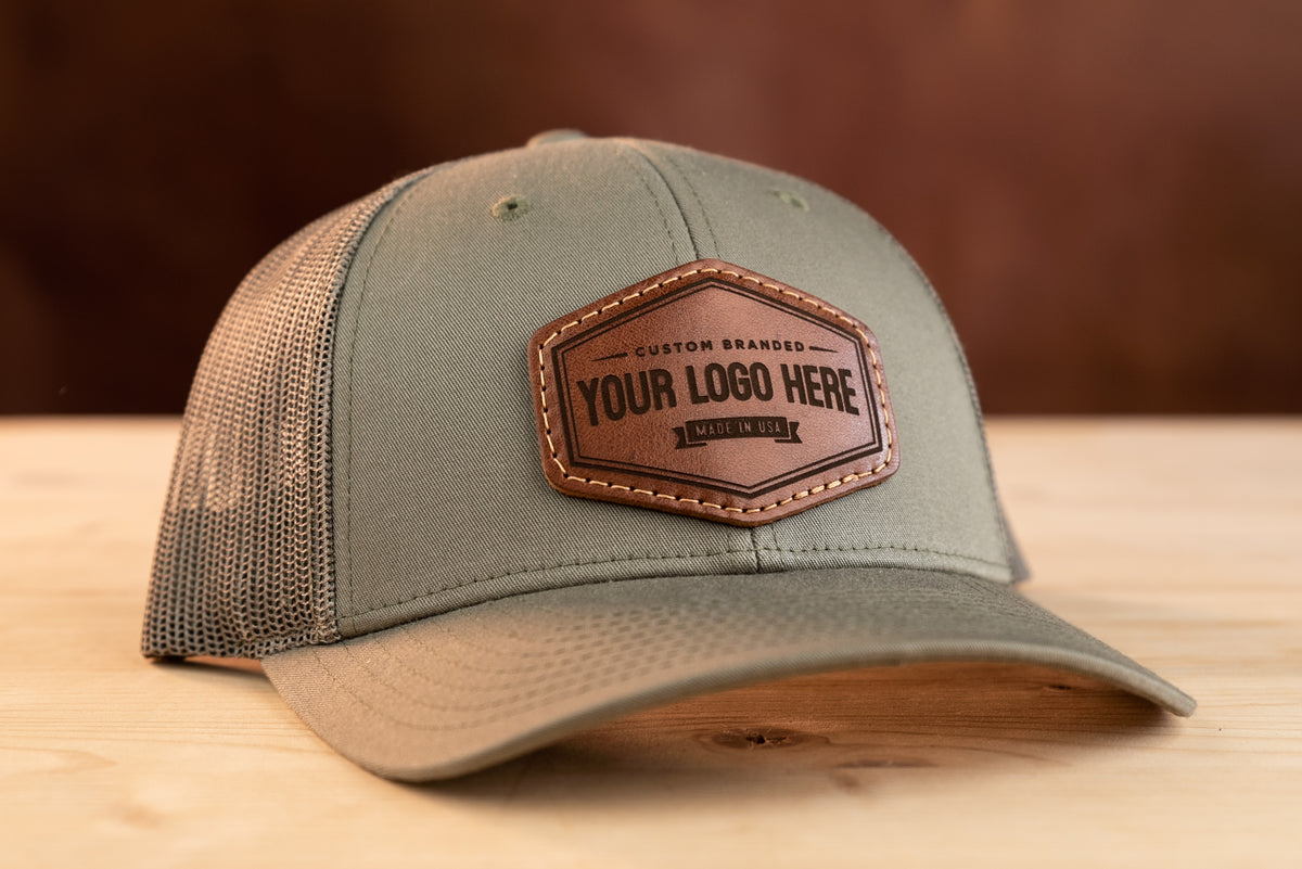 Richardson 115 Custom Trucker Hats With Patch C. Richard s Leather