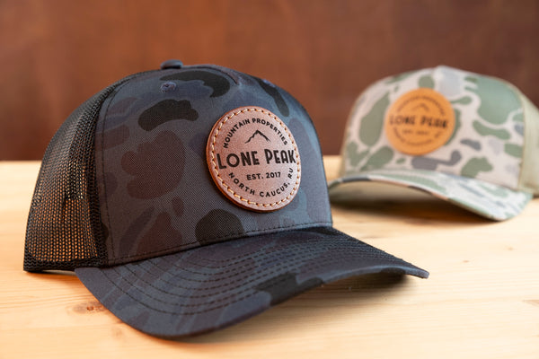 Richardson 112PFP Camo Custom Leather Patch Hat