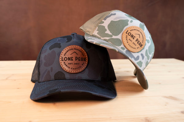 Richardson 112PFP Camo Custom Leather Patch Hat
