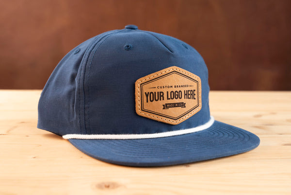 Richardson 256 Rope Custom Leather Patch Hat