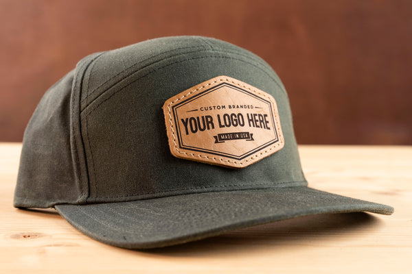 Richardson 937 Waxed Canvas Custom Leather Patch Hat