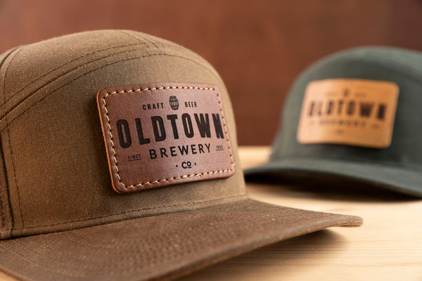 Richardson 937 Waxed Canvas Custom Leather Patch Hat