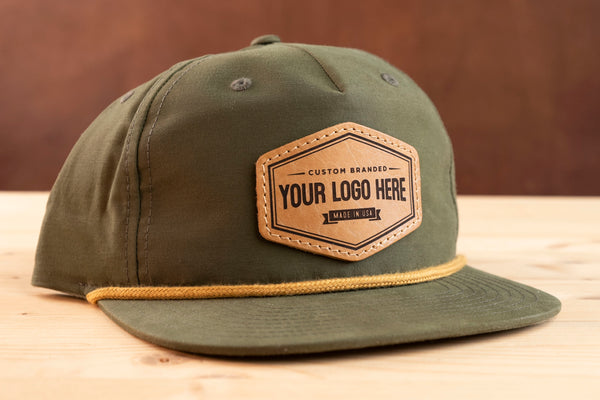 Richardson 256 Rope Custom Leather Patch Hat