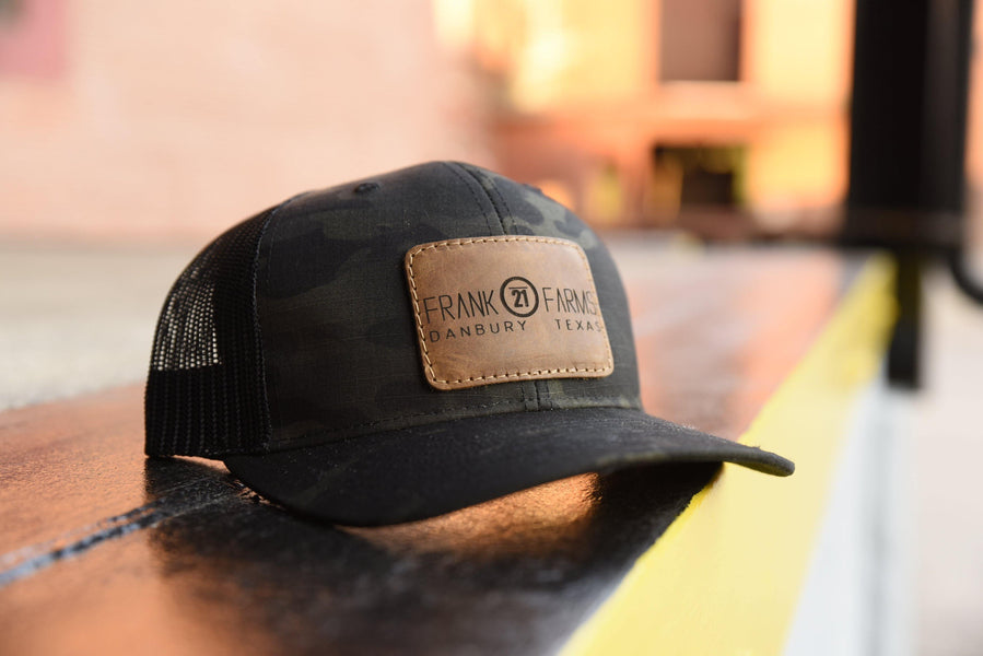 862 Richardson Leather Patch Hat - C. Richard's Leather
