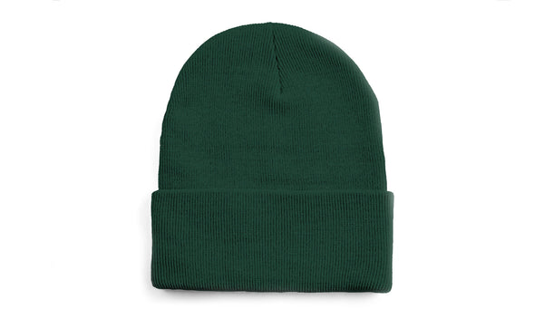 Custom Leather Patch Beanie - C. Richard's Leather