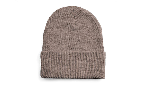 Custom Leather Patch Beanie - C. Richard's Leather