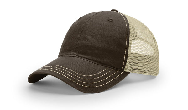 Richardson 111 Unstructured Leather Patch Hat - C. Richard's Leather  