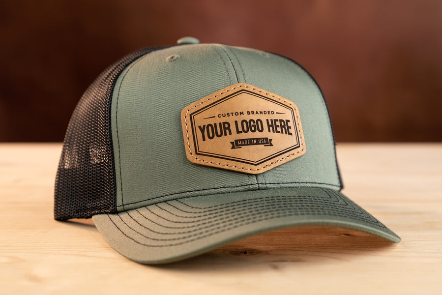 Richardson 112Y Youth Trucker Snapback Cap - Heather Grey/Black