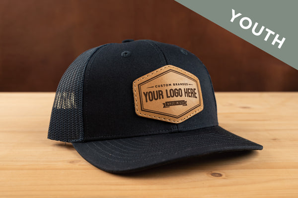 Richardson 112 Youth Custom Leather Patch Hat