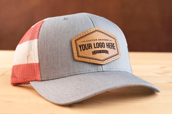 Leather Patch Hat Put Logo On Hat No Minimum Leather Patch Hats