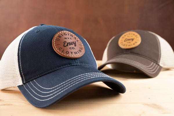 Richardson 111 Custom Unstructured Leather Patch Hat
