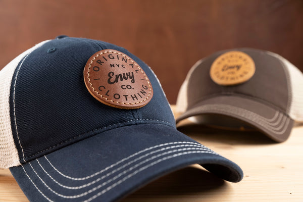 Richardson 111 Custom Unstructured Leather Patch Hat