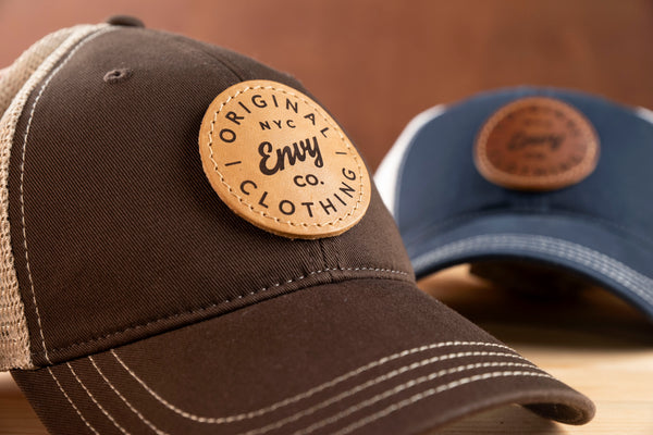 Richardson 111 Custom Unstructured Leather Patch Hat