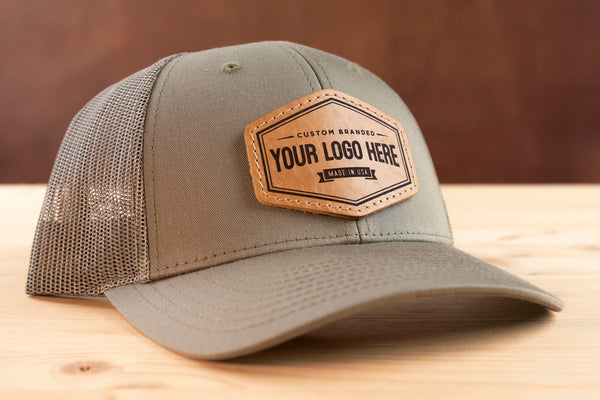 Richardson 115 Custom Leather Patch Hat