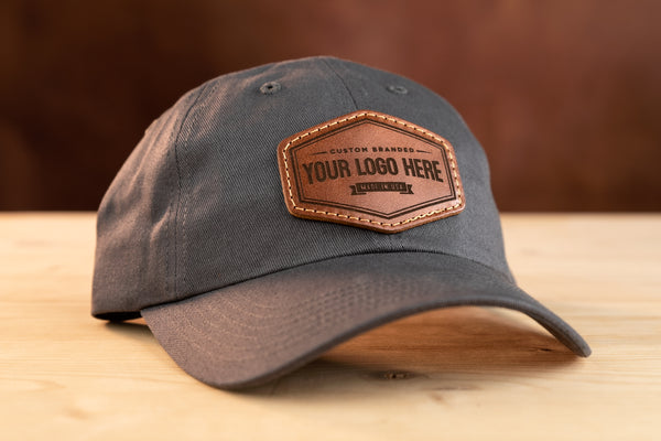 Richardson R65 Unstructured Custom Leather Patch Hat