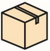 Cardboard box icon for the Shipping and Delivery FAQ section