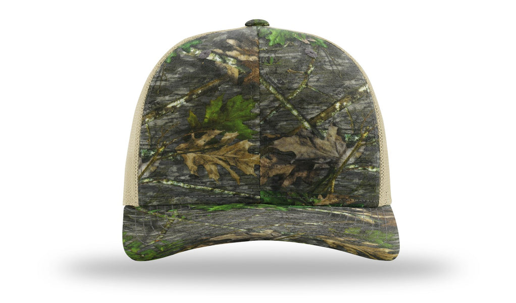 112P Camo Custom Leather Patch Hat