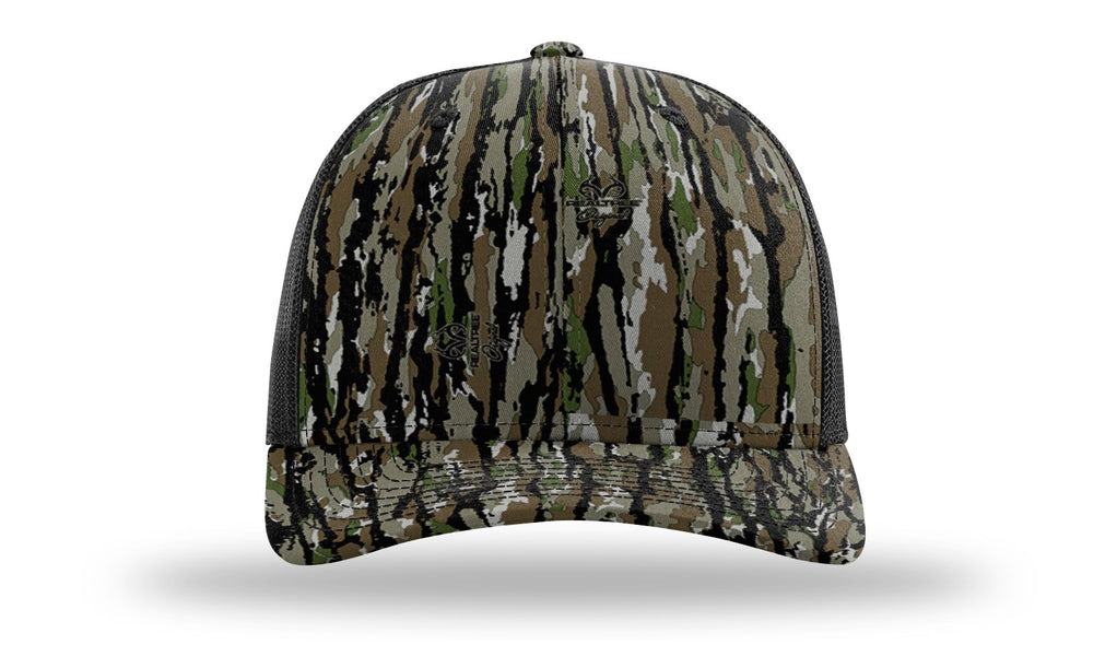 112P Camo Custom Leather Patch Hat
