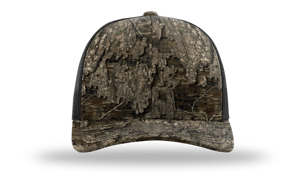 112P Camo Custom Leather Patch Hat