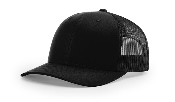 Striped Bass Patch Hat, Custom Richardson 112 Leather Patch Hat