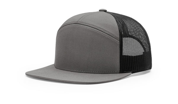 Richardson 168 - 7 Panel Custom Leather Patch Hat  | CRichardsLeather
