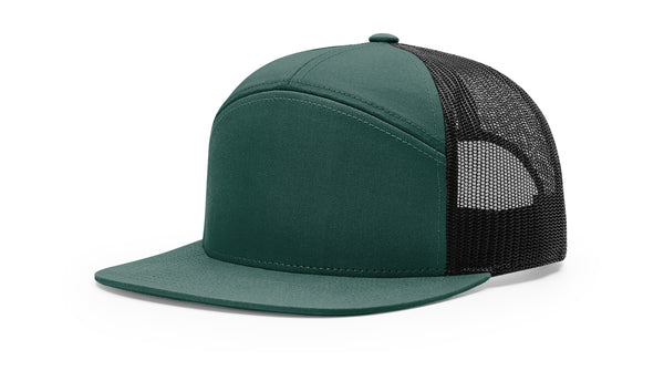 Richardson 168 - 7 Panel Custom Leather Patch Hat  | CRichardsLeather