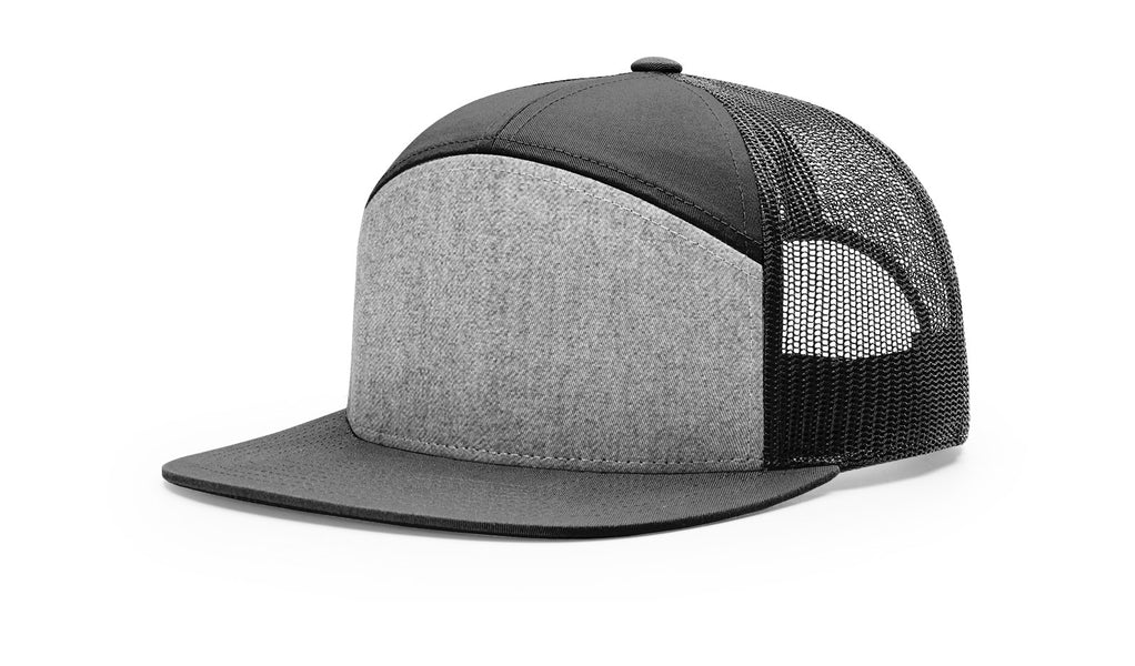 Richardson 168 - 7 Panel Custom Leather Patch Hat  | CRichardsLeather