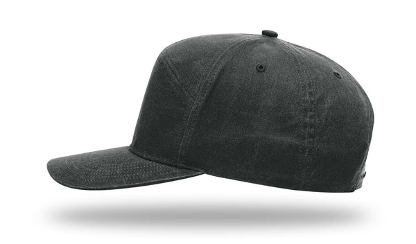 Waxed Canvas Leather Patch Hat (LIMITED) - C. Richard's Leather 