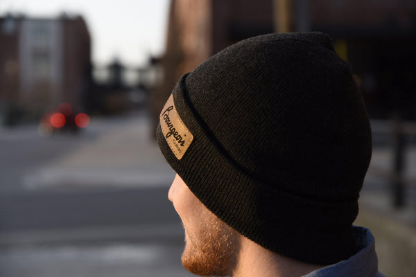 Richardson Custom Leather Patch Beanie - C. Richard's Leather 