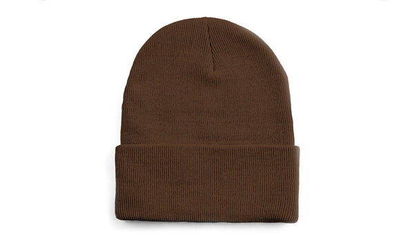 Custom Leather Patch Beanie - C. Richard's Leather  