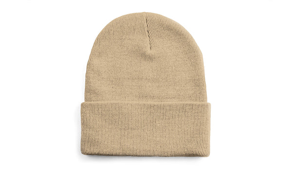 Custom Leather Patch Beanie - C. Richard's Leather  