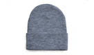 Custom Leather Patch Beanie