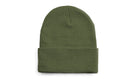 Custom Leather Patch Beanie